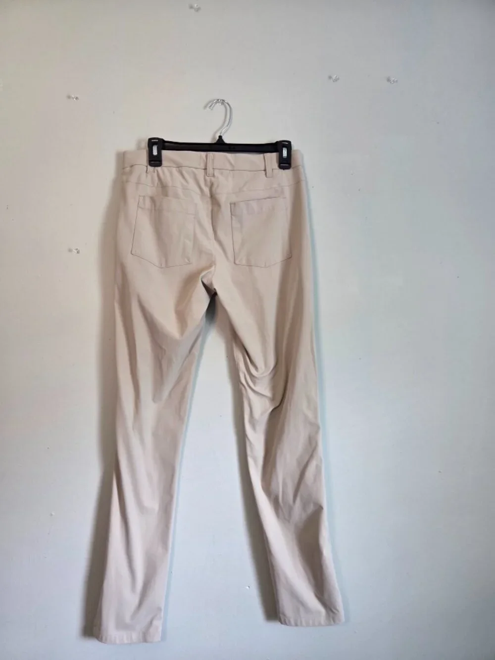 FLX Pants Men's 30x32 Khaki Performance Chino Beige Flat Front Stretch 5 Pocket